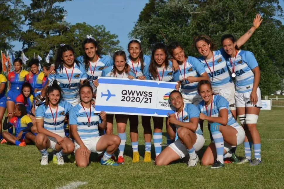 MISIÓN CUMPLIDA. Con aporte tucumano, las Pumas llegaron a la final de oro.   