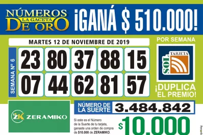 Los Números de Oro de LA GACETA