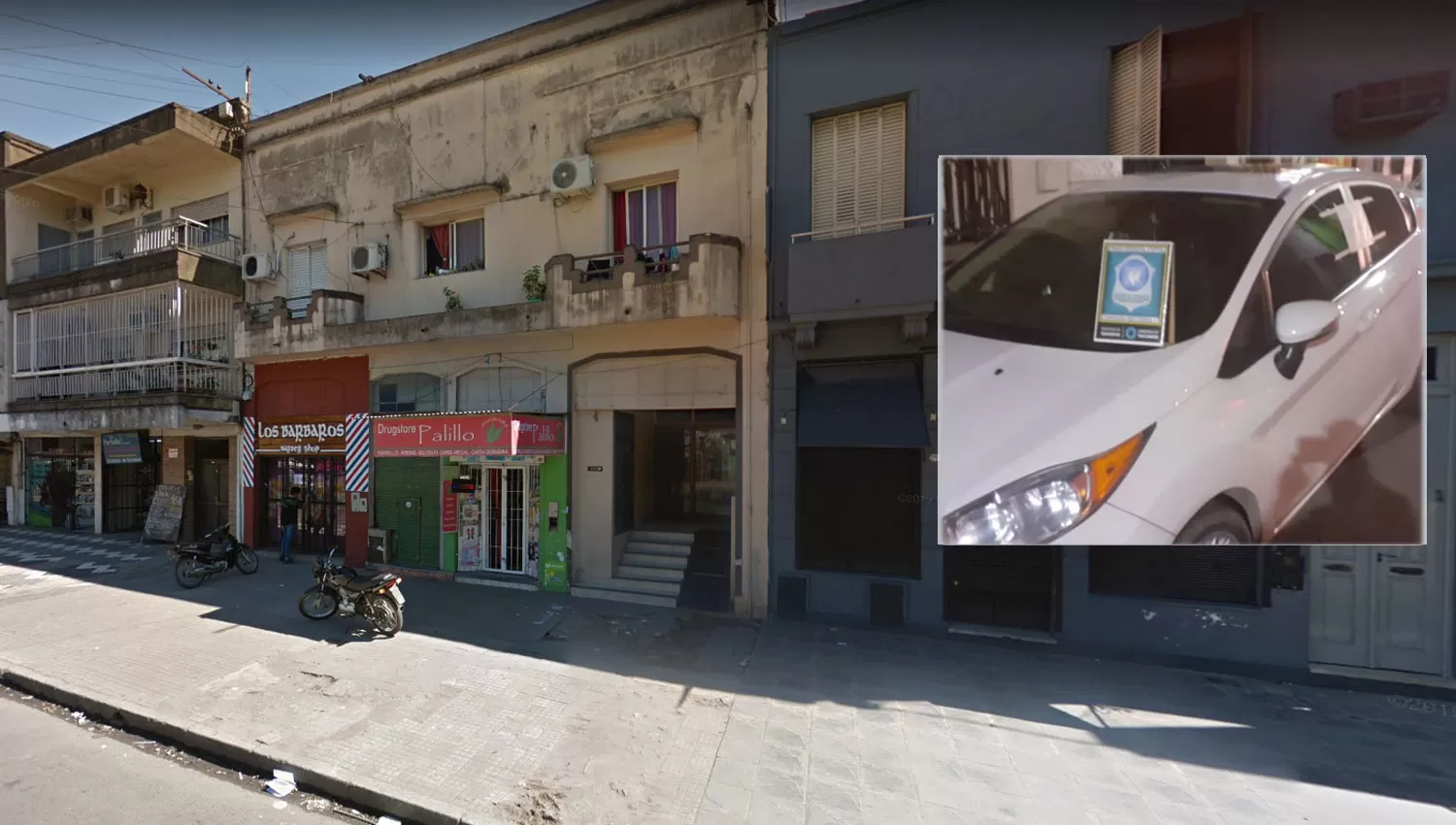 SECUESTRADO. El vehículo en el que supuestamente se movilizaba el sospechoso del ataque. 