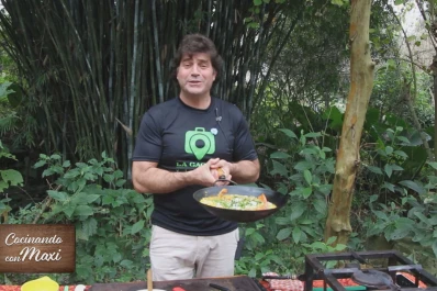 Hoy, en Cocinando con Maxi: paella mediterranea