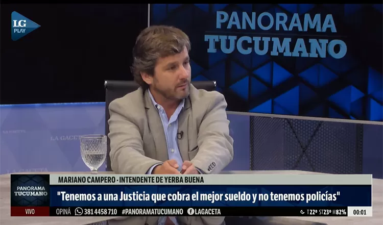 Mariano Campero en Panorama Tucumano.