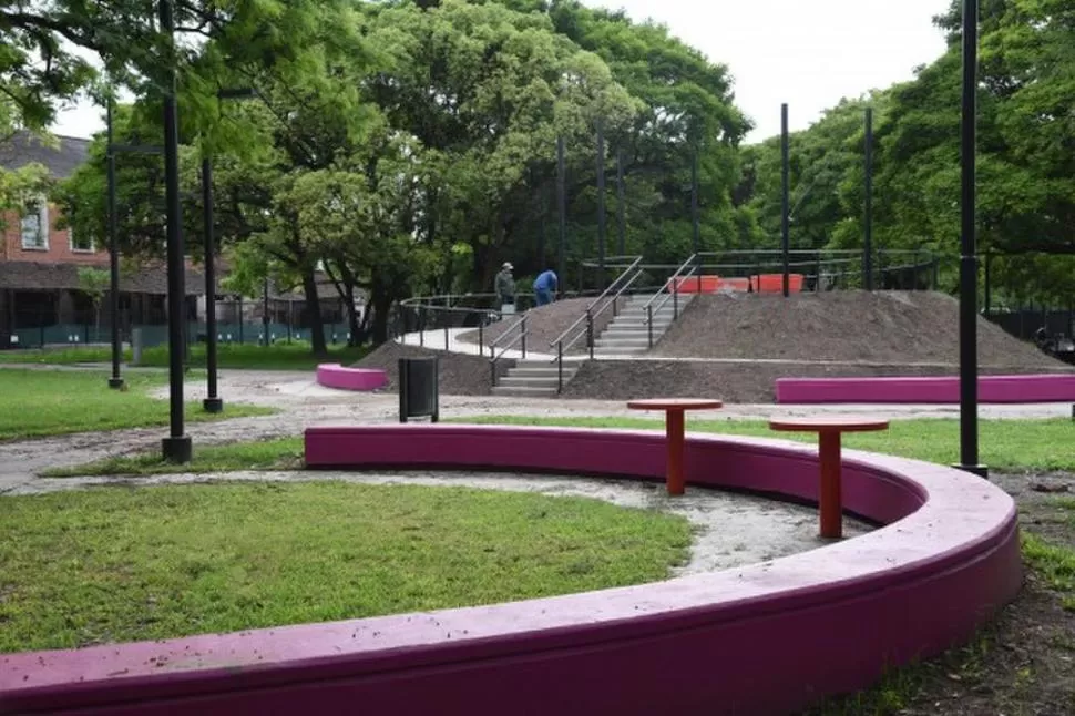 VISTA PANORÁMICA. En el fondo de la imagen se ve el mirador que construyeron en el nuevo sector. 