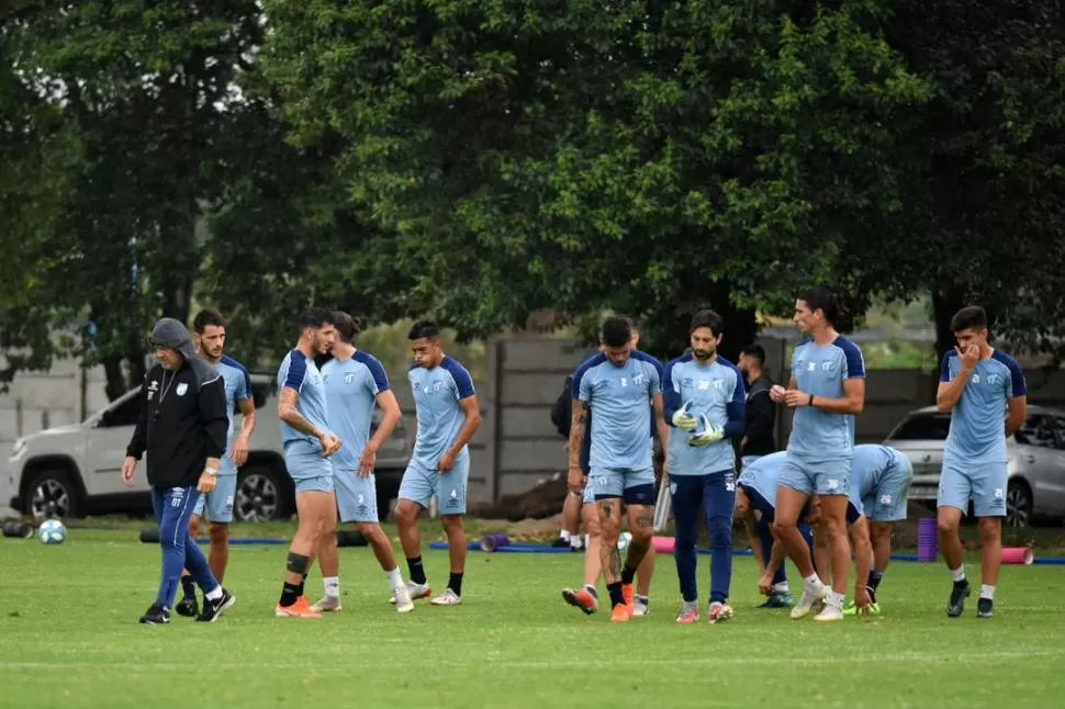 SUMAN Y SIGUEN. En Atlético no piensan mucho en la posición sino en la cantidad de puntos que sacó el equipo en el último tramo y en lo mucho que ha mejorado su juego, con Zielinski a la cabeza. la gaceta / foto de Ines Quinteros Orio