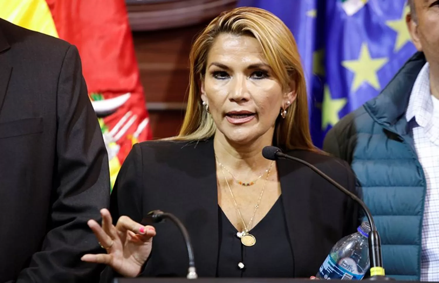 Jeanine Áñez le mandó un mensaje a Macri y a Fernández
