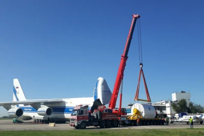 El avión de carga más grande del mundo pasó una vez más por Tucumán