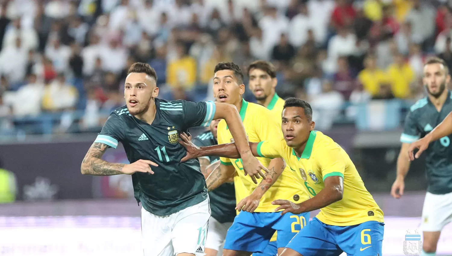 Lucas Ocampos, una de las gratas apariciones en la Selección nacional. (FOTO TOMADA DE TWITTER @Argentina)