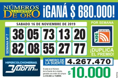 Los Números de Oro de LA GACETA