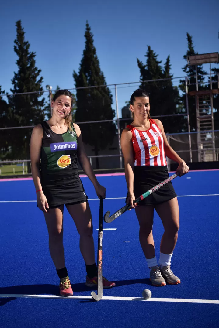 PROTAGONISTAS. Fernanda y Lucía, representantes de dos equipos acostumbrados a cruzarse en instancias definitorias. la gaceta / foto de Ines Quinteros Orio