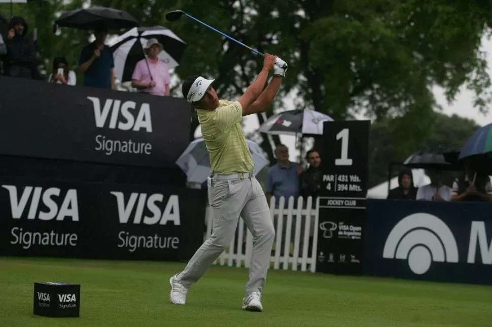 INSPIRADO. Núñez entregó la mejor tarjeta del día y saldrá hoy como puntero. villarpress