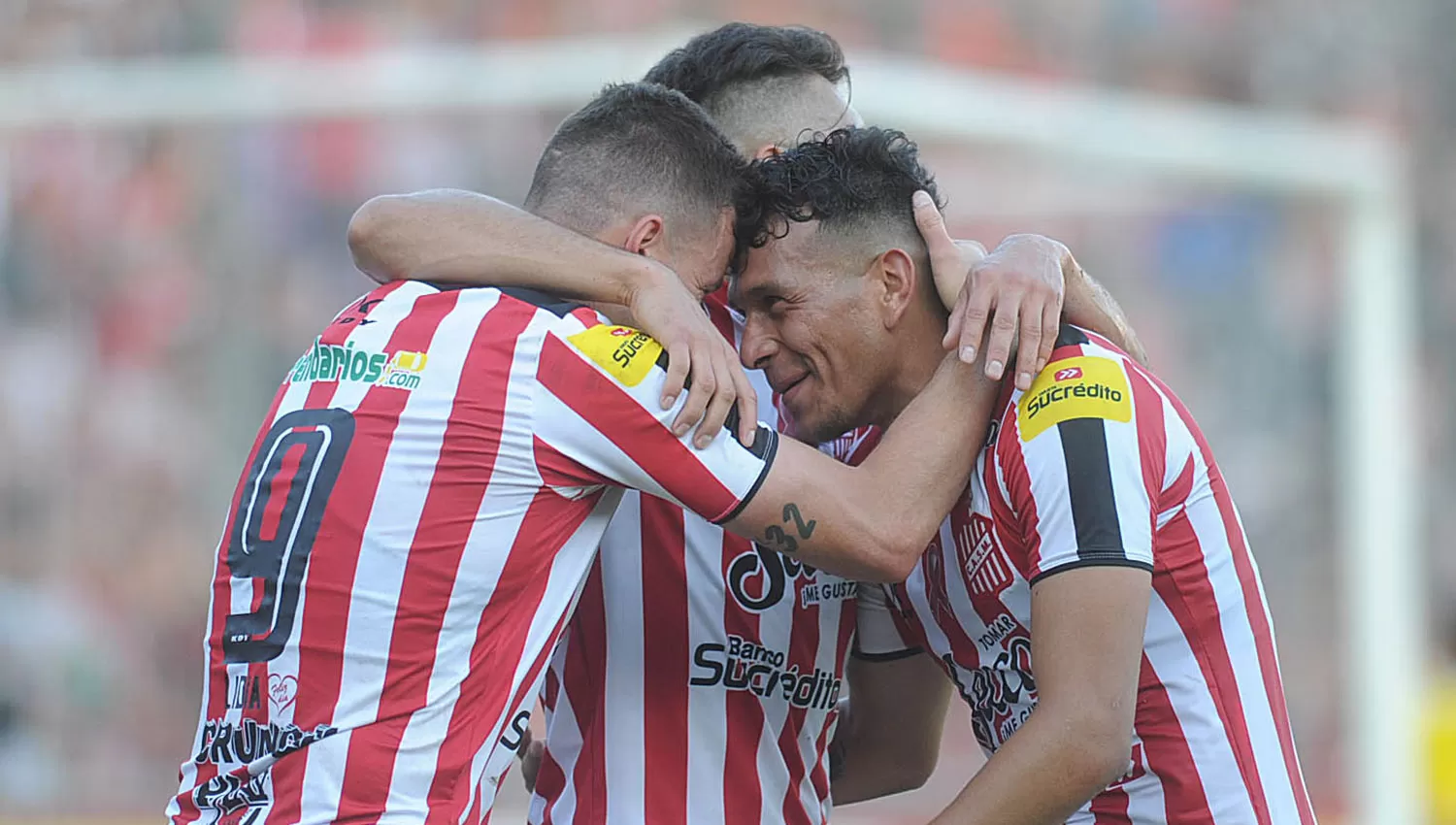 POR TRES. Amor, Luciatti y Diarte (derecha) anotaron los goles de la victoria santa.