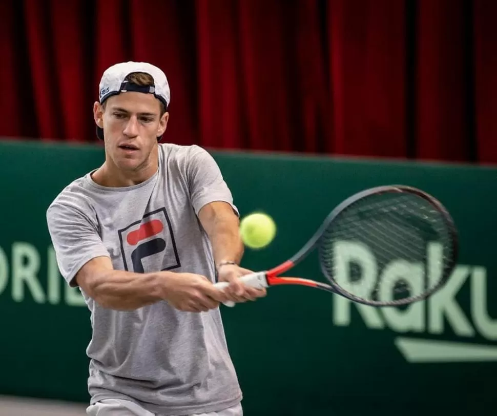 CLAVE. Schwartzman es la gran esperanza argentina en el duelo con Chile. 