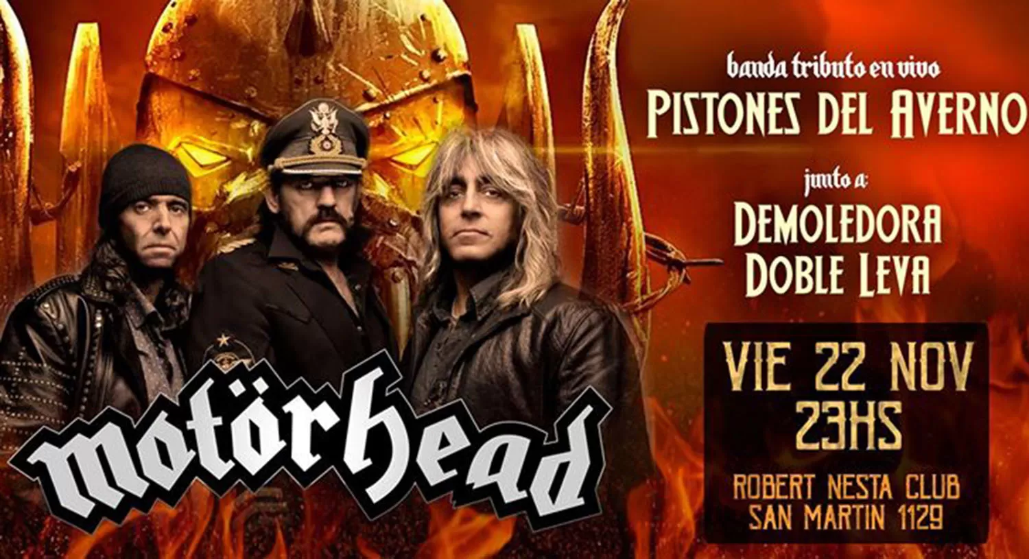 Pistones del Averno, en Robert Nesta