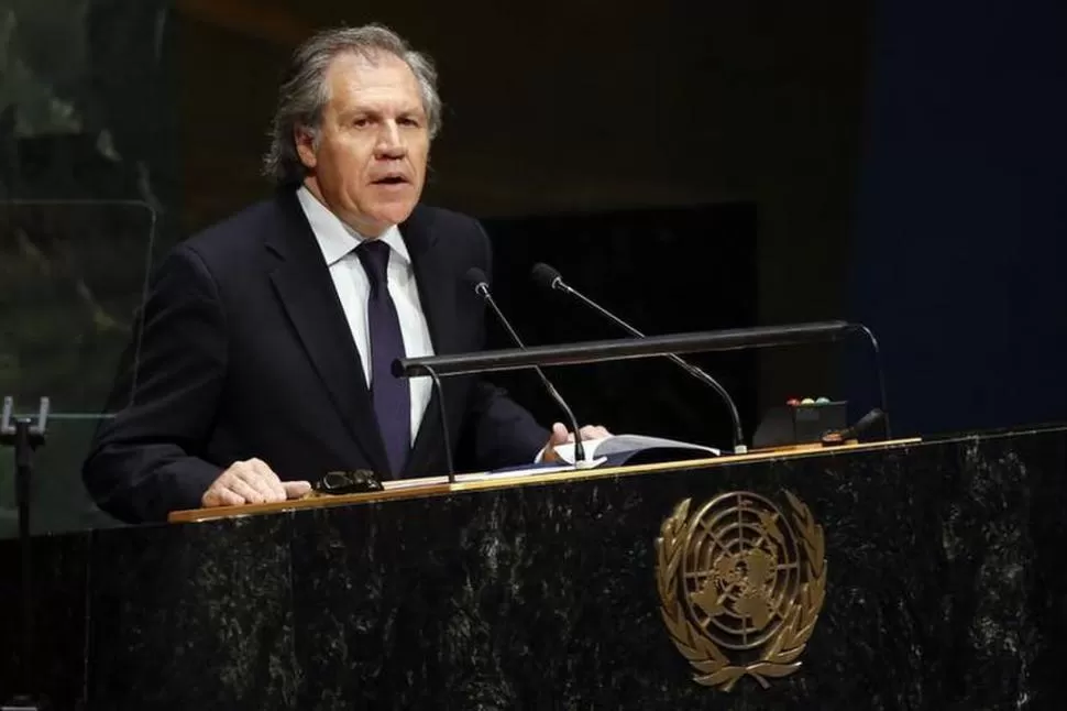  Luis Almagro,  secretario general de la OEA.