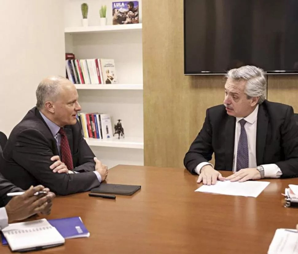 PRIMEROS ENCUENTROS. Werner y Fernández se conocen y tratarán de llegar a un acuerdo. archivo