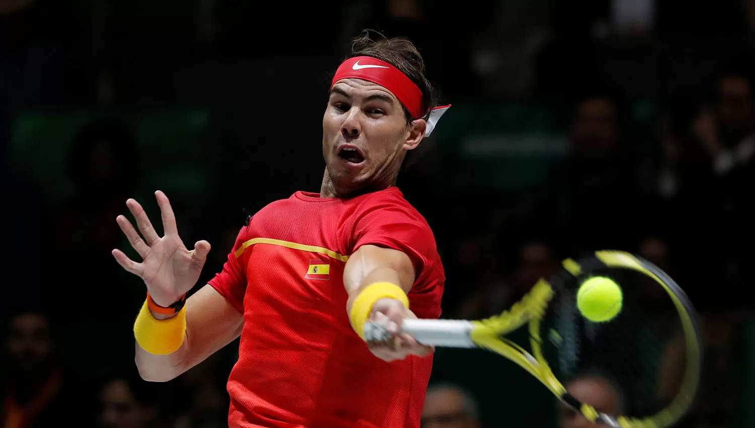 Nadal no le dio opciones a Schwartzman y emparejó la llave. (Reuters)