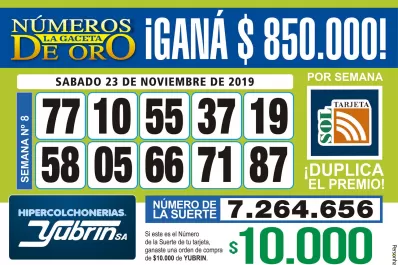 Los Números de Oro de LA GACETA