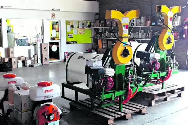 Nuevas pulverizadoras para el control de las langostas