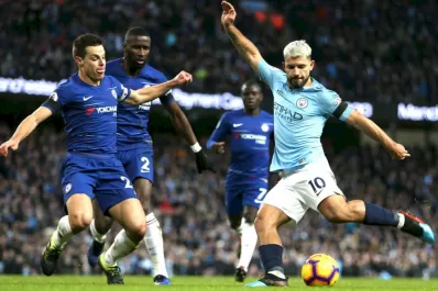 Sergio Agüero estará varias semanas afuera por una lesión en el tendón