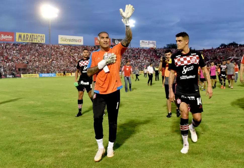 ÍDOLO. Si algo le faltaba a Ignacio Arce para terminar de ganarse el corazón del hincha, ayer lo saldó con el gol del empate. 