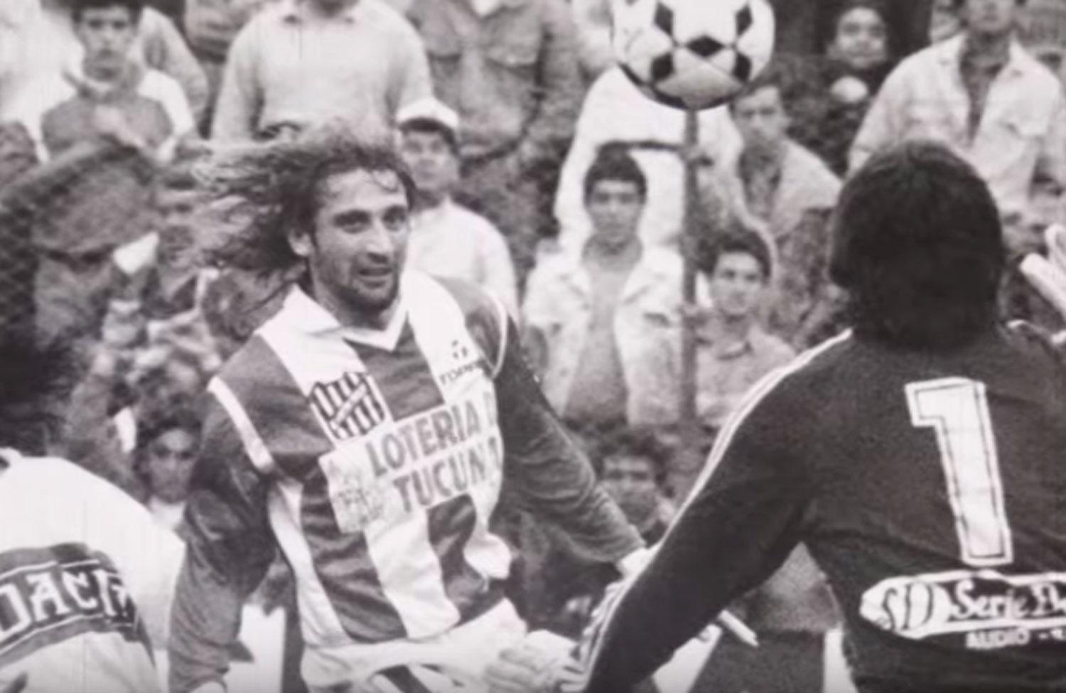 EN SAN MARTÍN. Daniel Bini jugando en La Ciudadela.