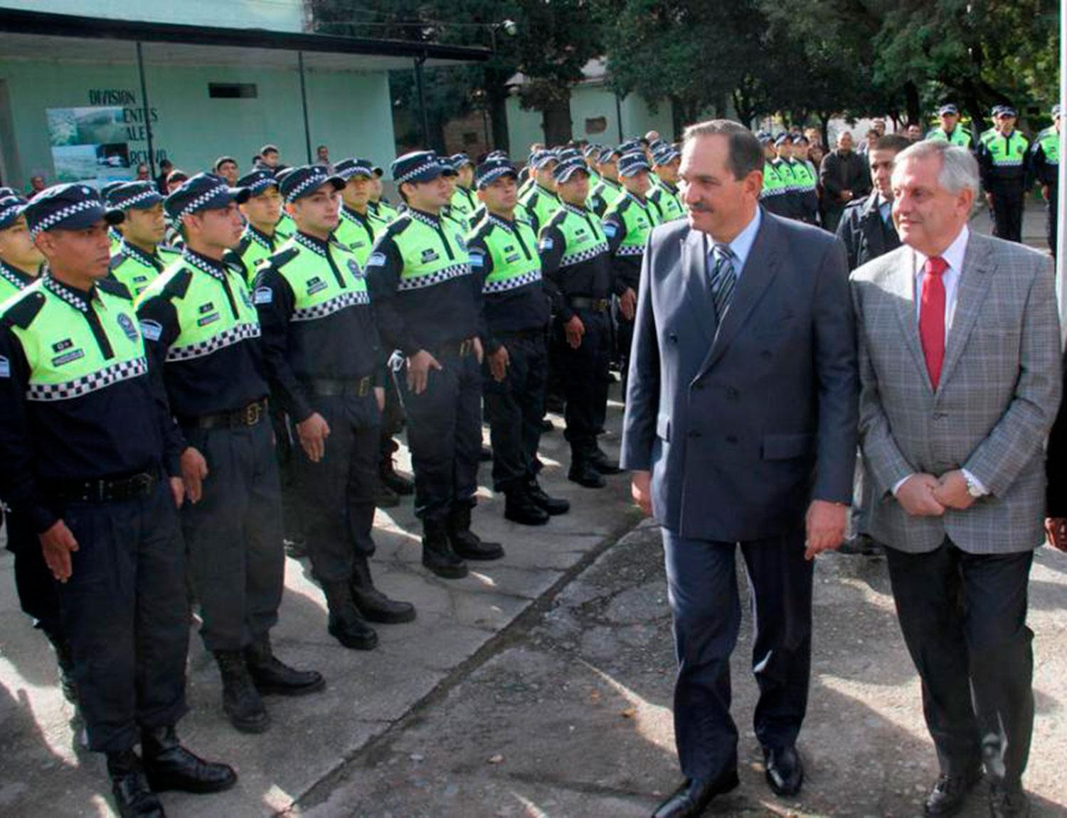 Jorge Gassenbauer en tiempos en que era ministro de Seguridad de José Alperovich.