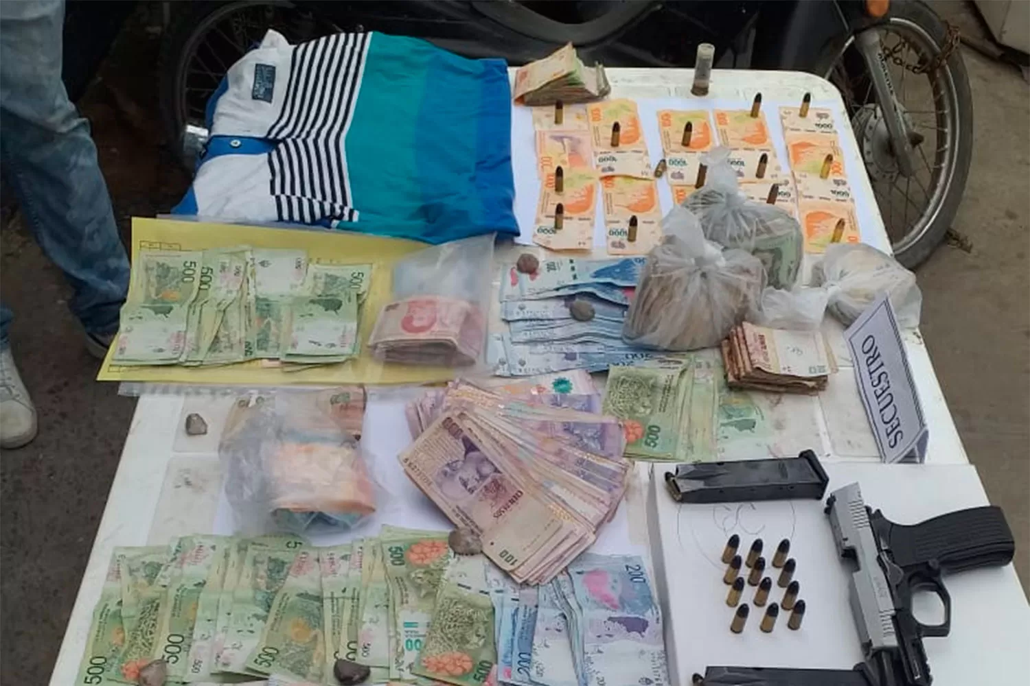 SECUESTRO. Recuperaron casi la totalidad del dinero de la víctima.