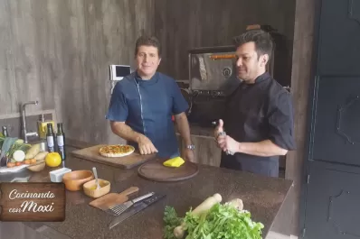 Hoy, en Cocinando con Maxi: tarta de pollo con verdura