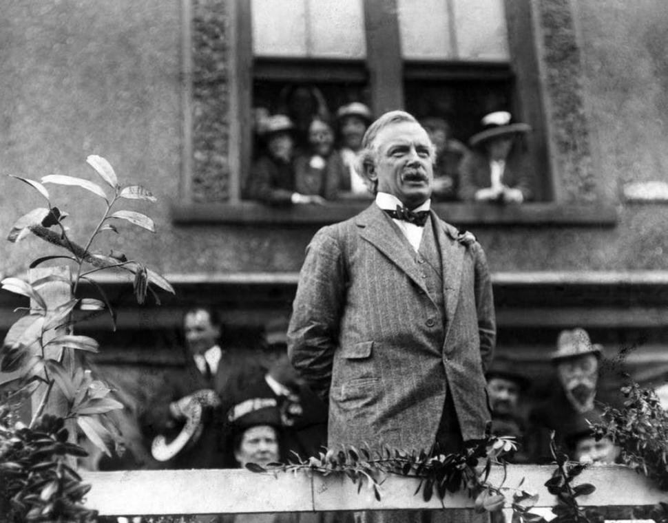 DESILUSIONADO. El primer ministro británico, David Lloyd George, consideró que lo acordado era una causa para una guerra futura. 