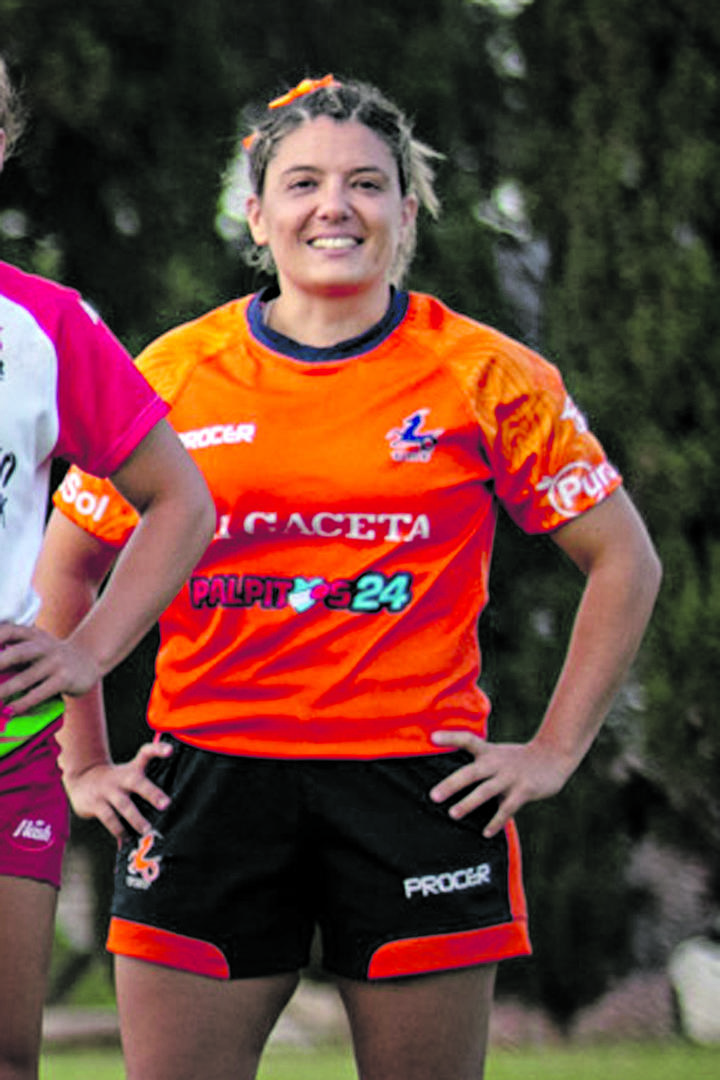 LÍDER Y REFERENTE. “Es un orgullo y una felicidad enorme. Siempre es especial para mí”, aseguró Rita Cazorla, capitana del equipo mayor, que conquistó su segundo título consecutivo en la cuarta edición del Seven de la República femenino.