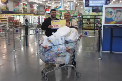 Compró todo para su casa en Gómez Pardo