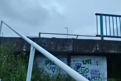 Barandas robadas en Camino del Perú y en el acceso Norte
