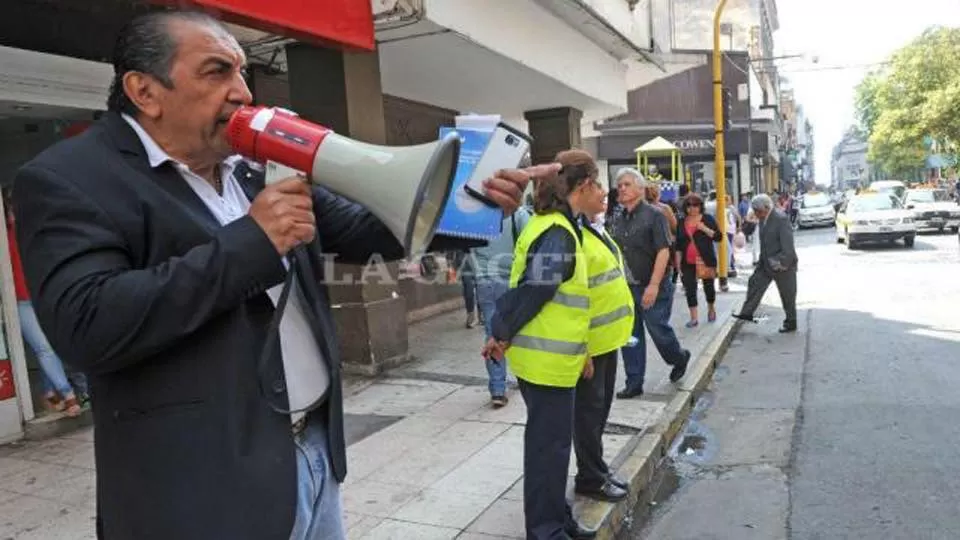 TIEMPO ATRÁS. Romero durante un operativo de tránsito. 