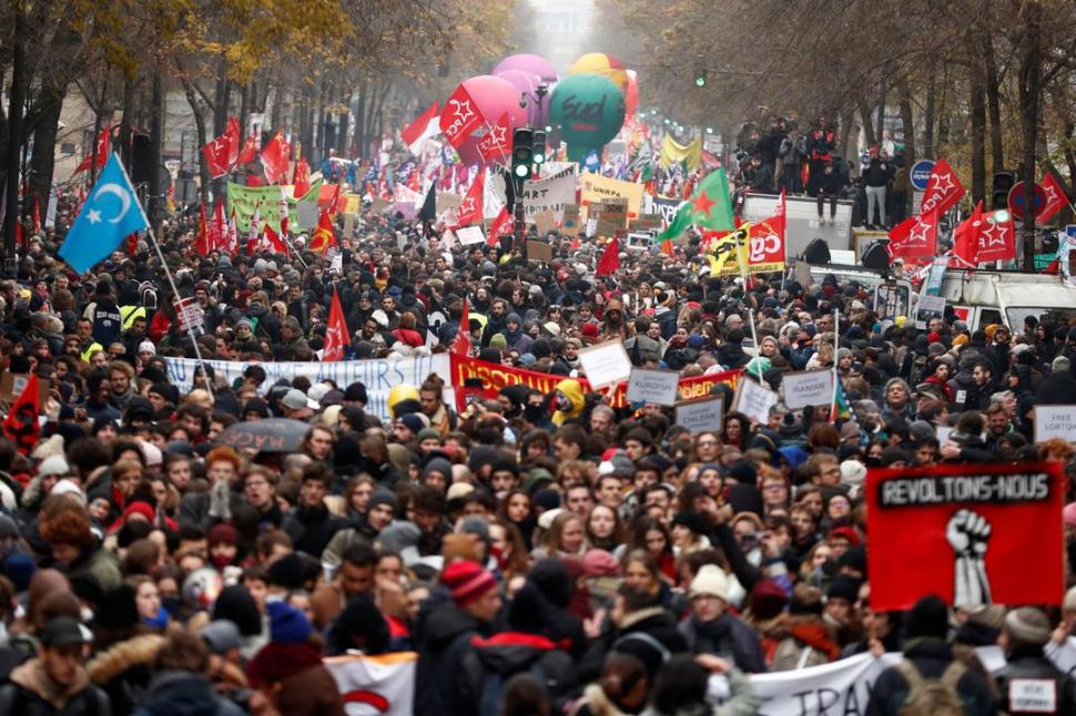 IMAGEN REPETIDA. En muchas cuidadas se rechazó la reforma jubilatoria.