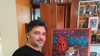 El arte cambia vidas, un artista crea disfrazado de personajes de Star Wars