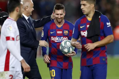 Lionel Messi es el jugador que más hat-trick lleva marcados en la Liga española