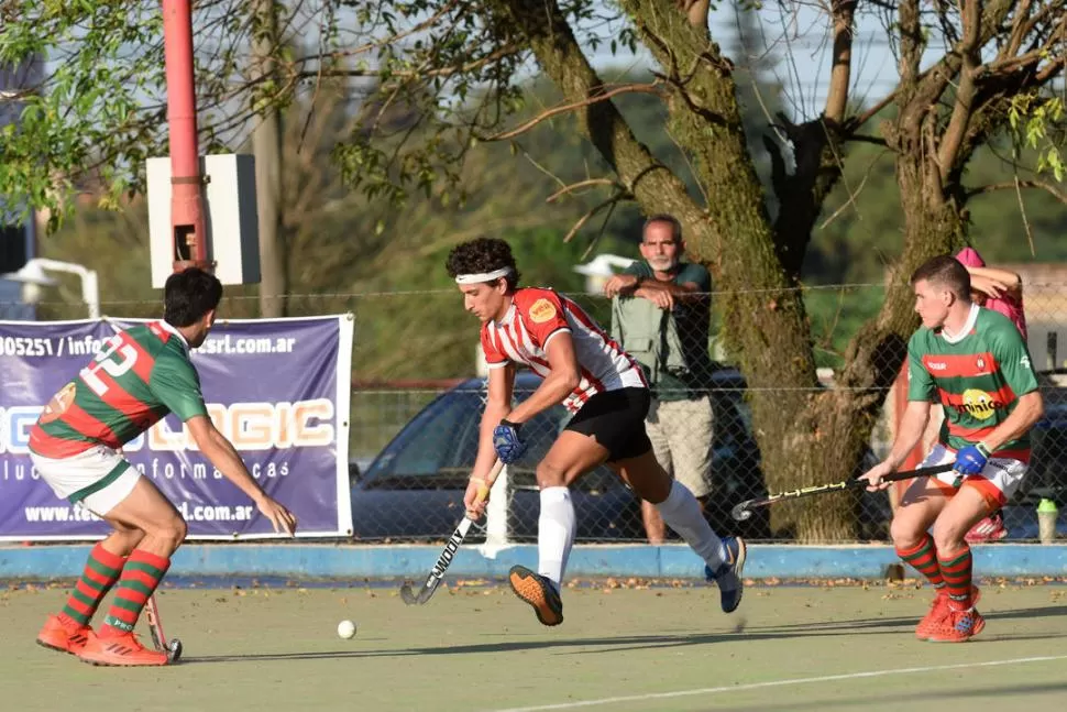 ANTECEDENTES. San Martín se impuso a Huirapuca las dos veces que se enfrentaron en el torneo, pero se sabe que las finales siempre son partidos aparte. la gaceta / foto de DIEGO ARAOZ