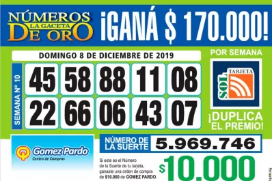 Los Números de Oro de LA GACETA