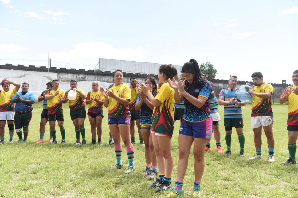 APLAUSOS. Las jugadoras que hicieron historia: Camila, Celeste, Soledad y Eugenia