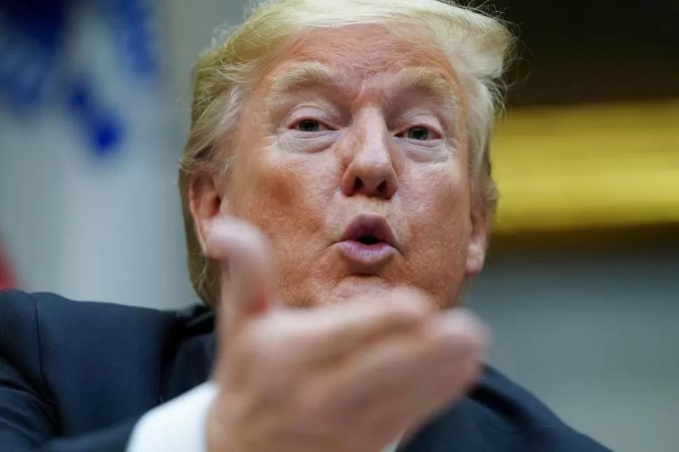 MIRADA. Trump dijo que su par norcoreano no quiere afectar la relación. 