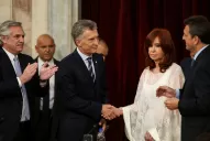Desaire de Cristina a Macri en la asunción