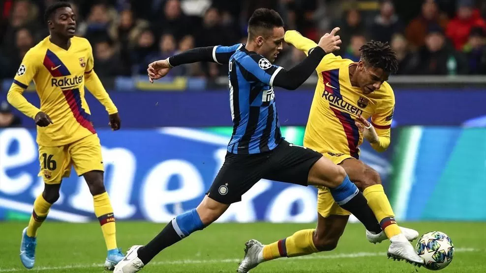 Lautaro Martínez asistió a Lukaku en el empate del Nerazzurri. (FOTO TOMADA DE es.uefa.com)