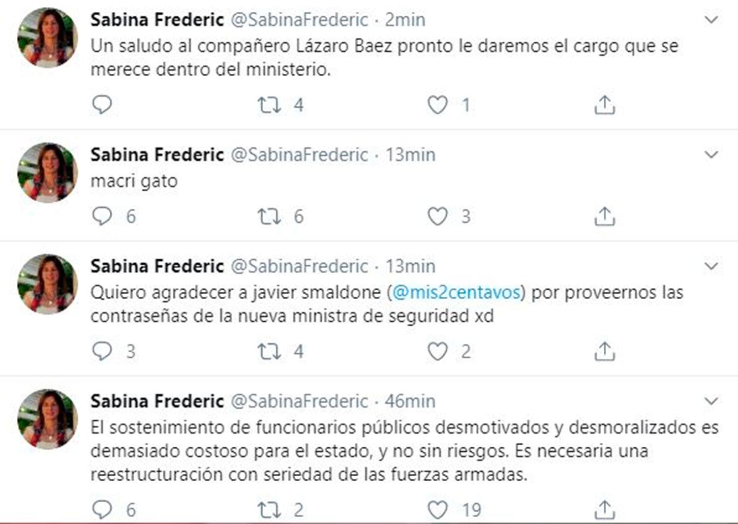 A un día de haber asumido, hackearon la cuenta de Twitter de la ministra de Seguridad