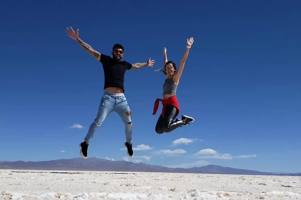 Javier Toledo en las Salinas Grandes, Jujuy.