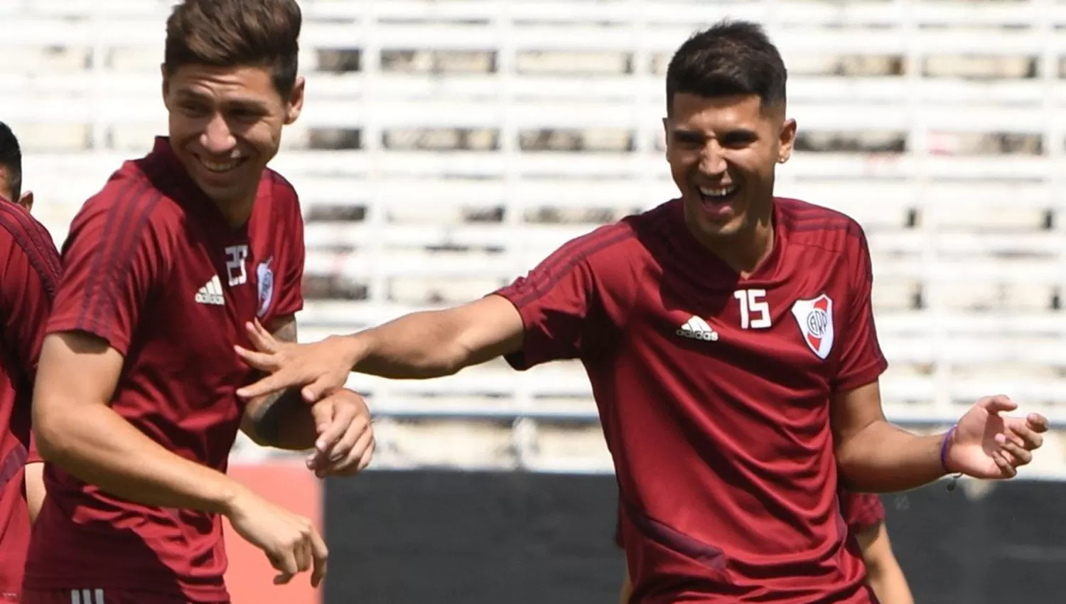 DESPEDIDA. Exequiel Palacios jugará su último partido con la camiseta de River.