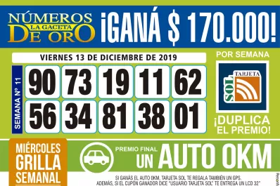 Los Números de Oro de LA GACETA