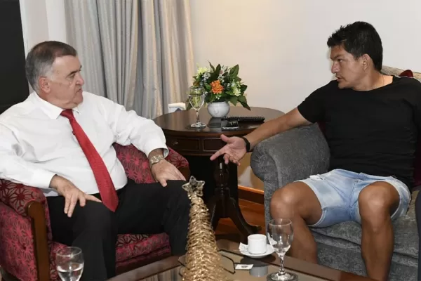 Mientras define su futuro en Colón, Pulguita Rodríguez se reunió con Jaldo