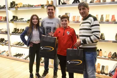 Números de la Suerte: compró botines y ropa deportiva en Sportsman