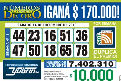 Los Números de Oro de LA GACETA