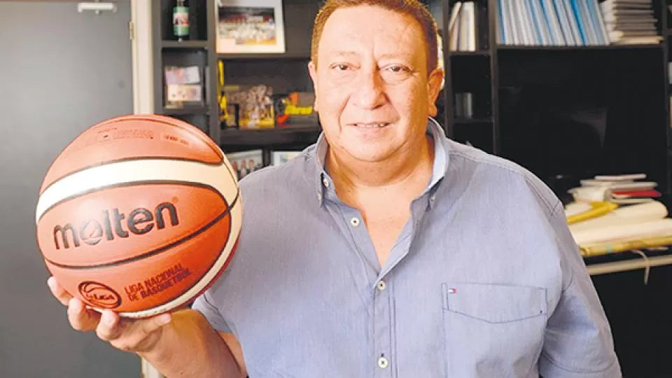 Fabián Borro llega a la Confederación Argentina de Básquet y deja la presidencia de la Asociación de Clubes. (FOTO TOMADA DE PRENSA LNB)