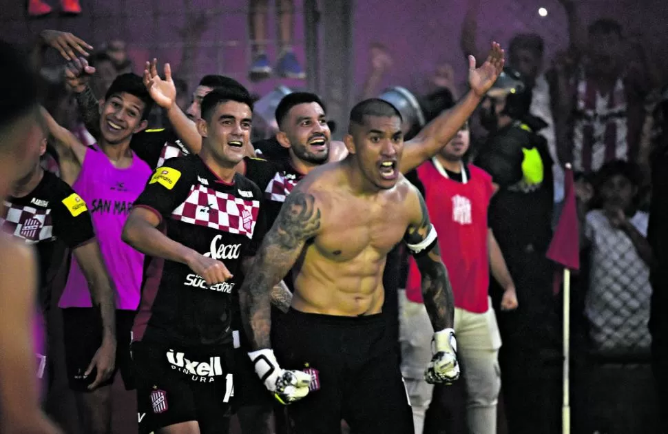 MOMENTO CUMBRE. Contra Instituto, marcó el gol que igualó el duelo. la gaceta / foto de franco vera 